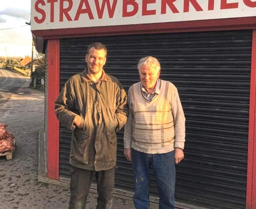 Tiggi interviews local strawberry grower for Draycott Diaries